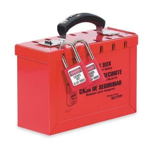 portable group lock box